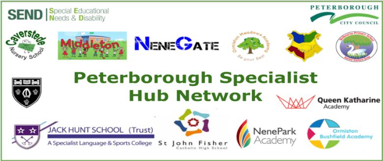 Peterborough Specialist Hub logos